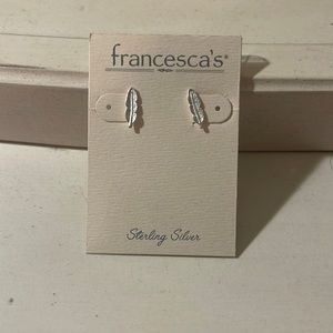 Francesca’s Feather Earrings